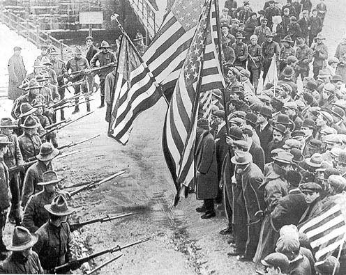 Забастовка текстильных рабочих в Лоуренс 1912г. СШАштат Массачусетс