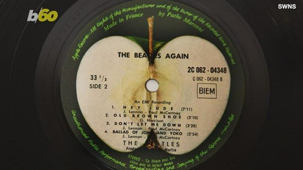 Песню Hey Jude группы The Beatles едва не запретили из-за яблока-вагины Выход песни Hey Jude британской рок-группы The Beatles в 1968 году в США оказался на грани срыва из-за изображения на